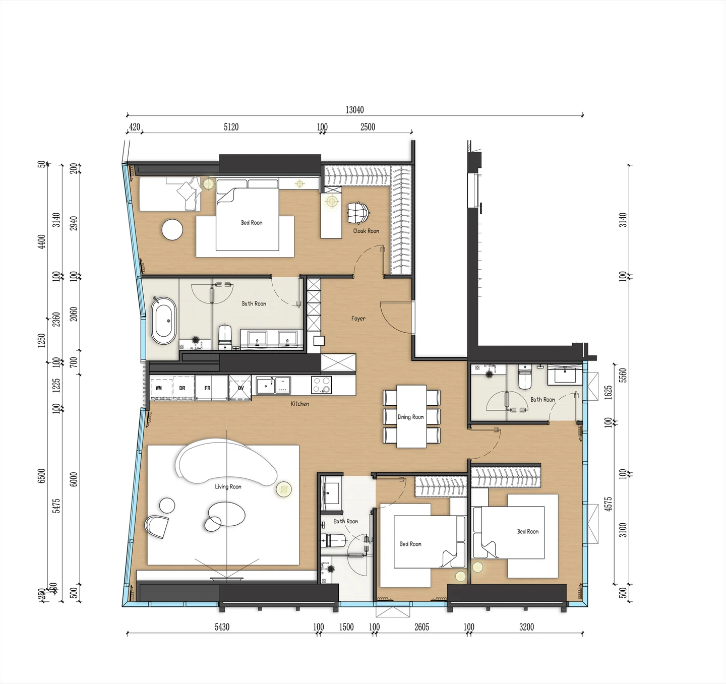 Lucean Bay Jomtien Pattaya — Планировки — фото 18