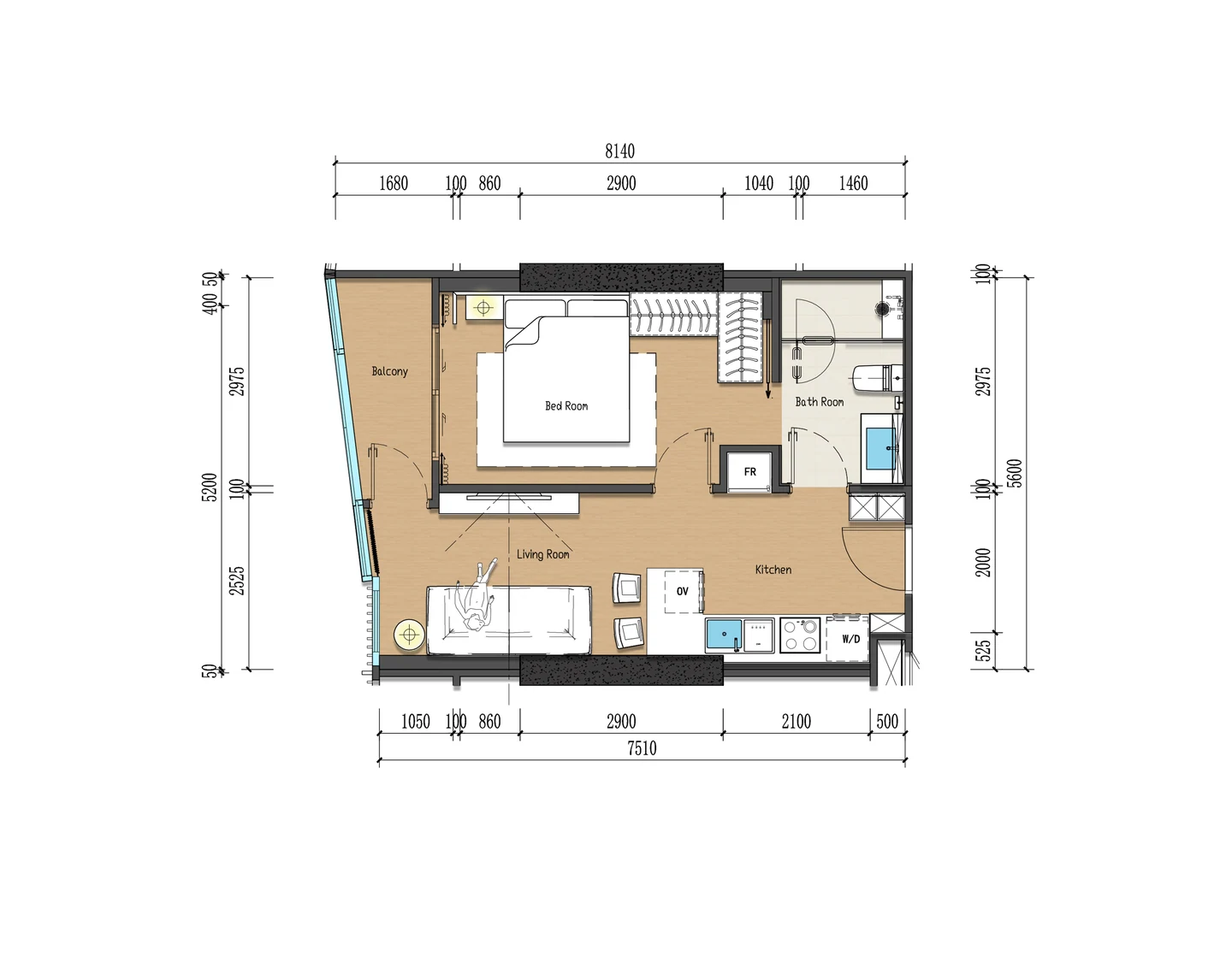 Lucean Bay Jomtien Pattaya — Планировки — фото 13