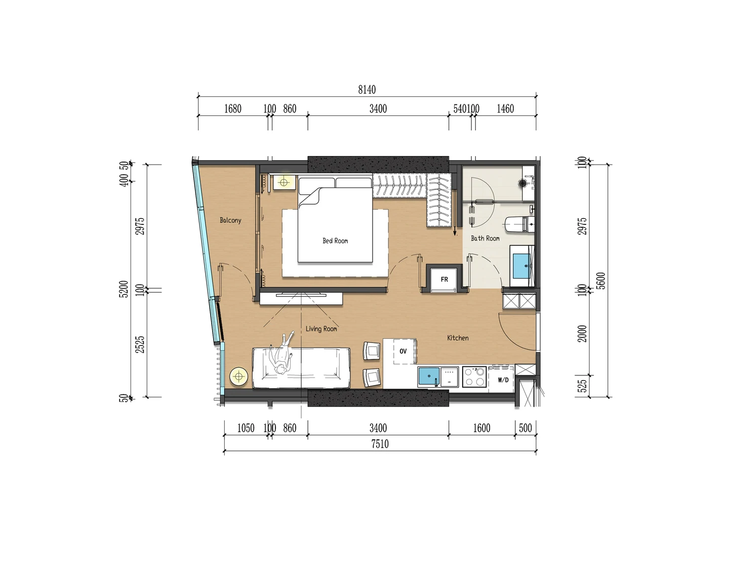Lucean Bay Jomtien Pattaya — Планировки — фото 7