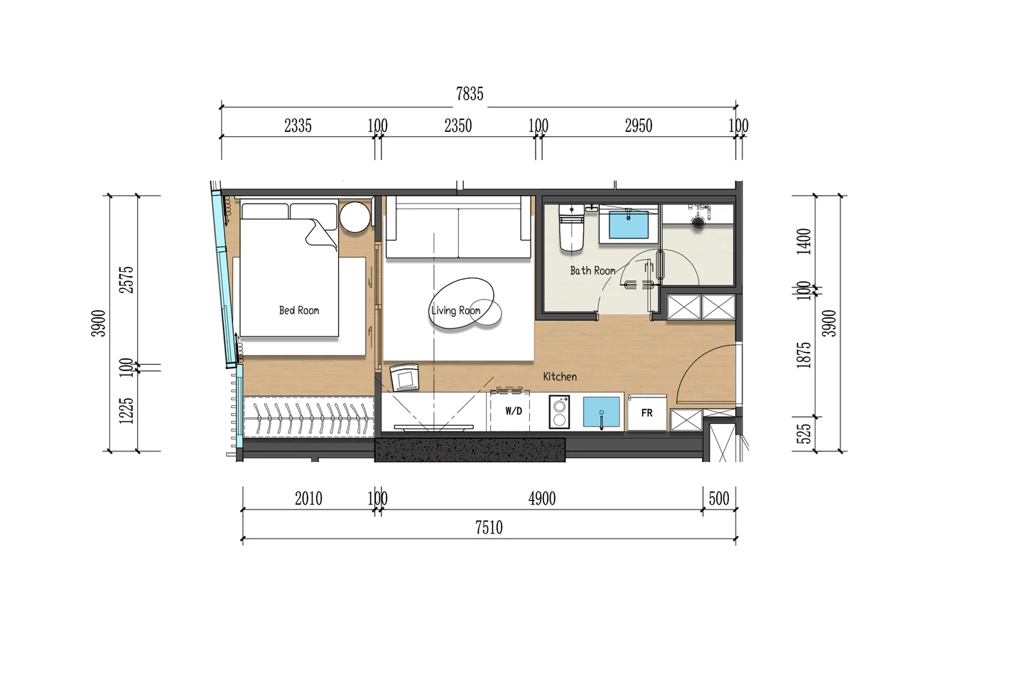 Lucean Bay Jomtien Pattaya — Планировки — фото 12