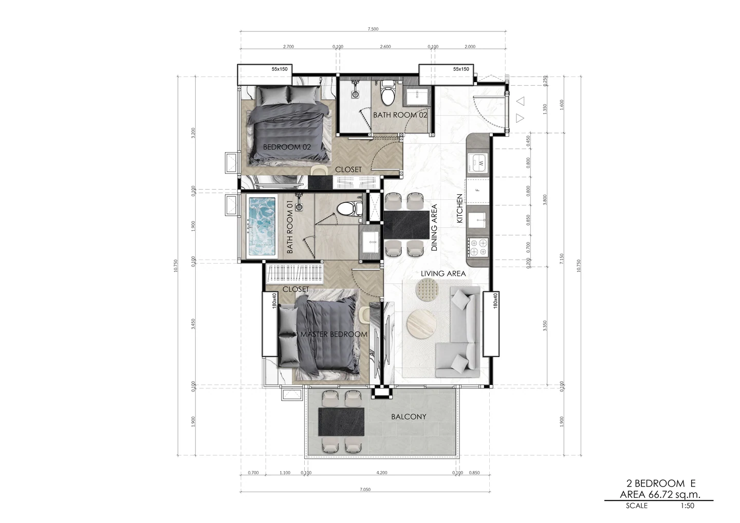 Seaspire Jomtien — Floor plans — photo 18