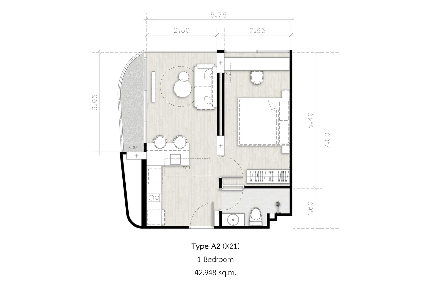 Secret Garden Condominium — Планировки — фото 4