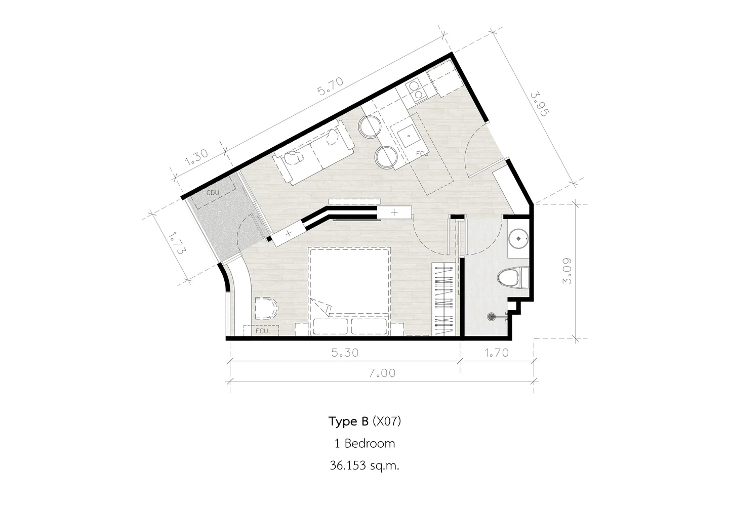 Secret Garden Condominium — Планировки — фото 6