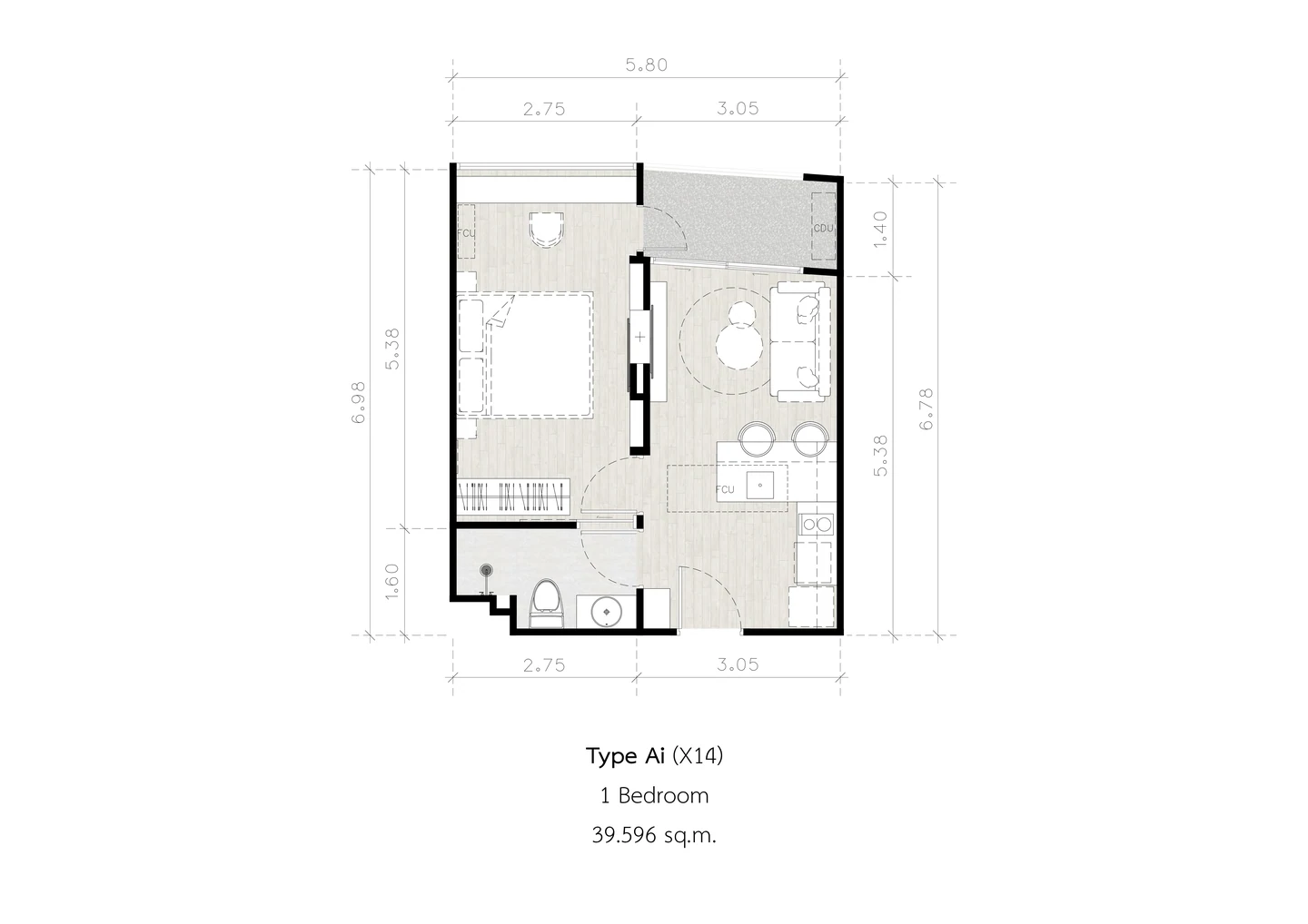 Secret Garden Condominium — Планировки — фото 16