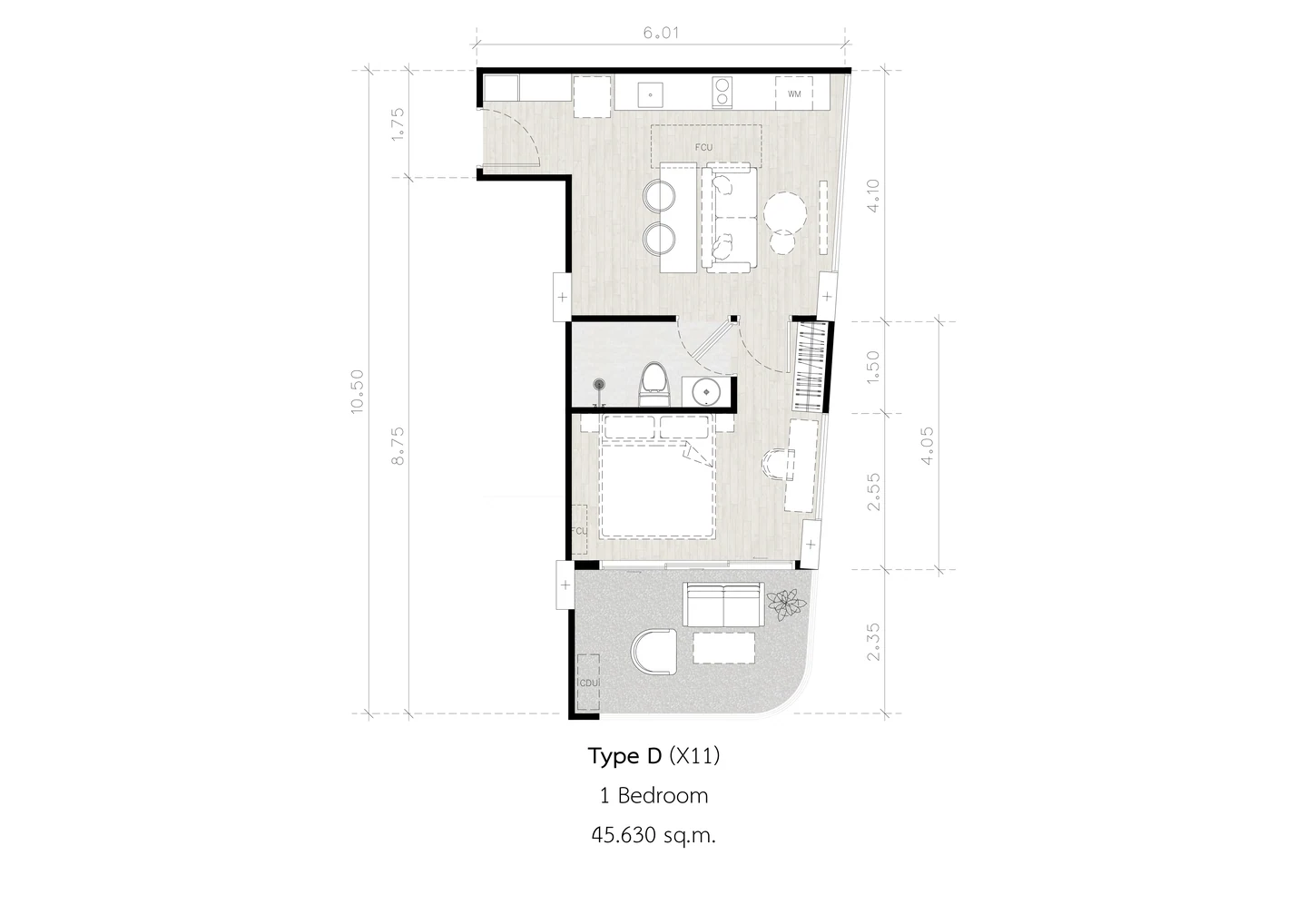 Secret Garden Condominium — Планировки — фото 3